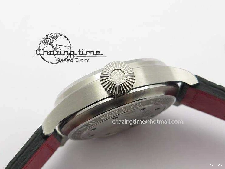 MIROTIME 0428 RelaxedFit Big Pilot Real PR IW500435 “Muhammad Ali” ZF Best Edition On Black Leather Strap A 7295